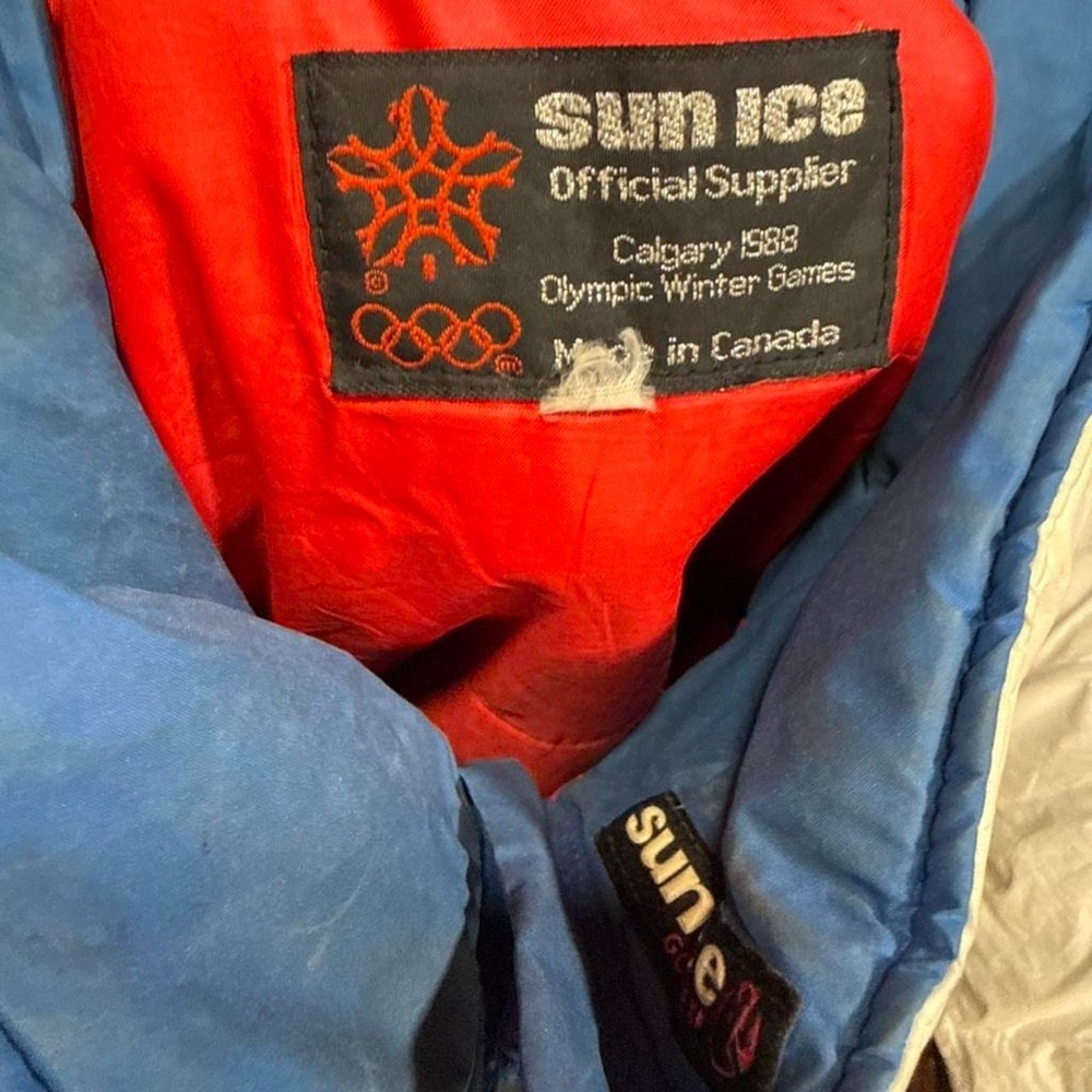 Vintage Sunice Calgary 1988 Olympic Colorblock Patched Ski Jacket - Picture 6 of 6